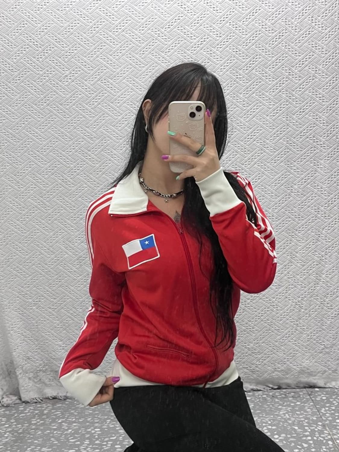 아디다스 칠레 유니폼 트랙탑 져지 집업 M C07083 상품이미지1