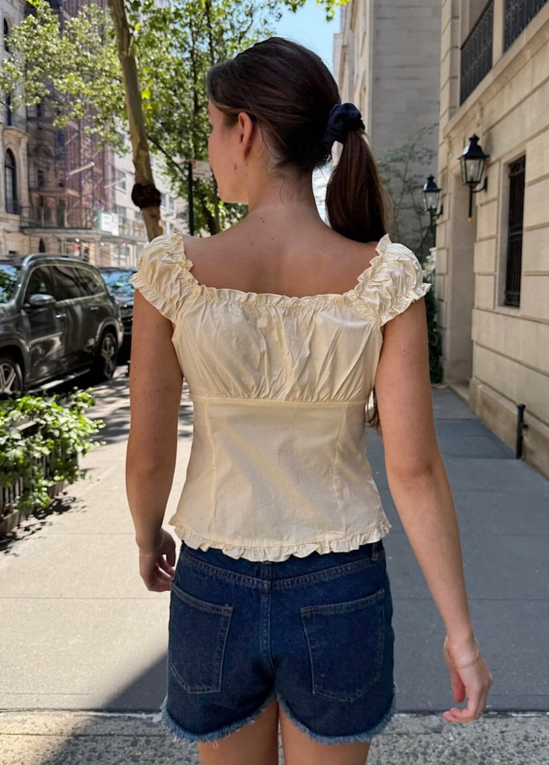 브랜디멜빌 엘레나 탑 파스텔 옐로우 상품이미지3