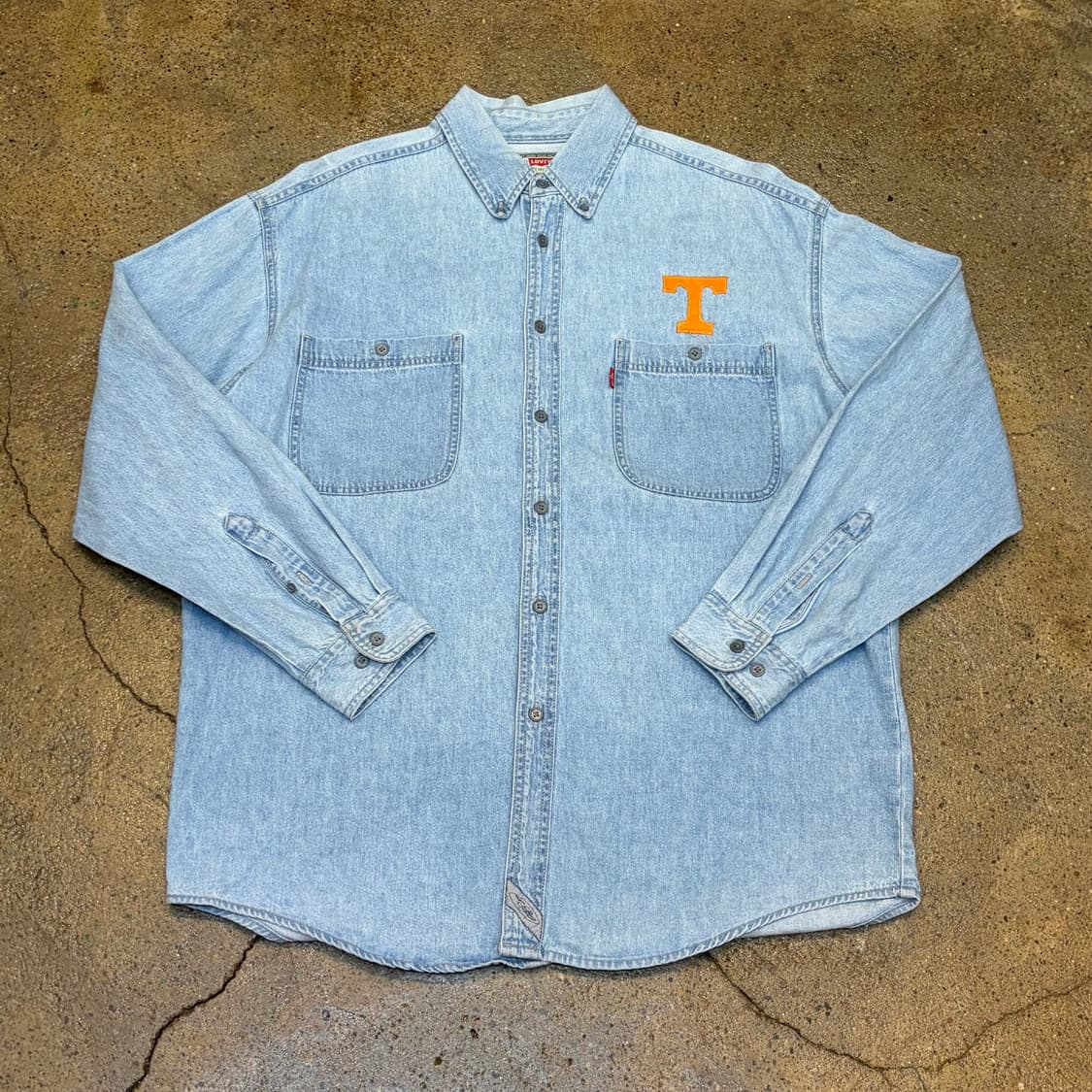 90s 미국빈티지 리바이스 청남방 데님셔츠 테네시 청셔츠 상품이미지1