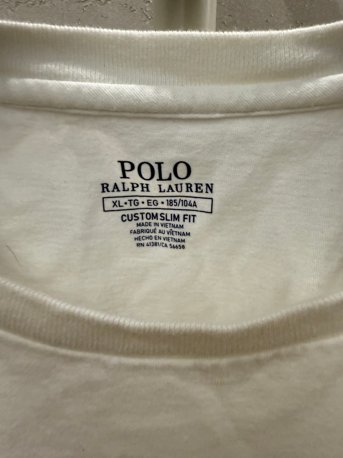 폴로 랄프로렌 흰색 반팔 XL 상품이미지3