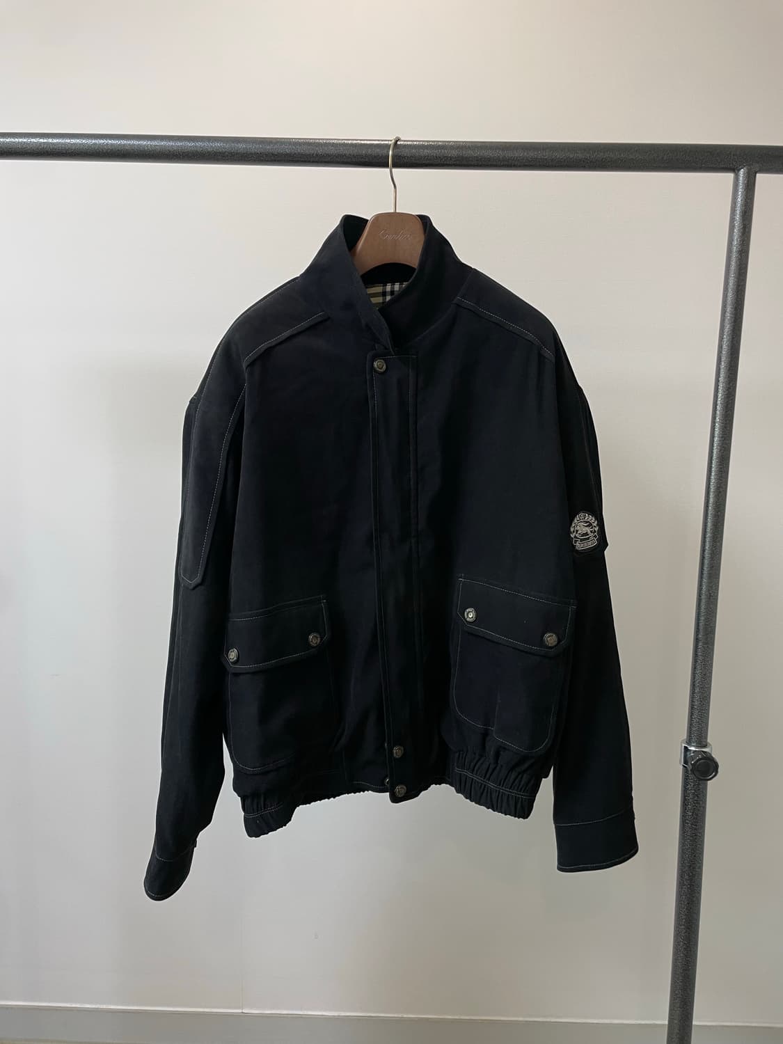 (102) 90s Burberrys 버버리 재팬라인 블루종 자켓 상품이미지1