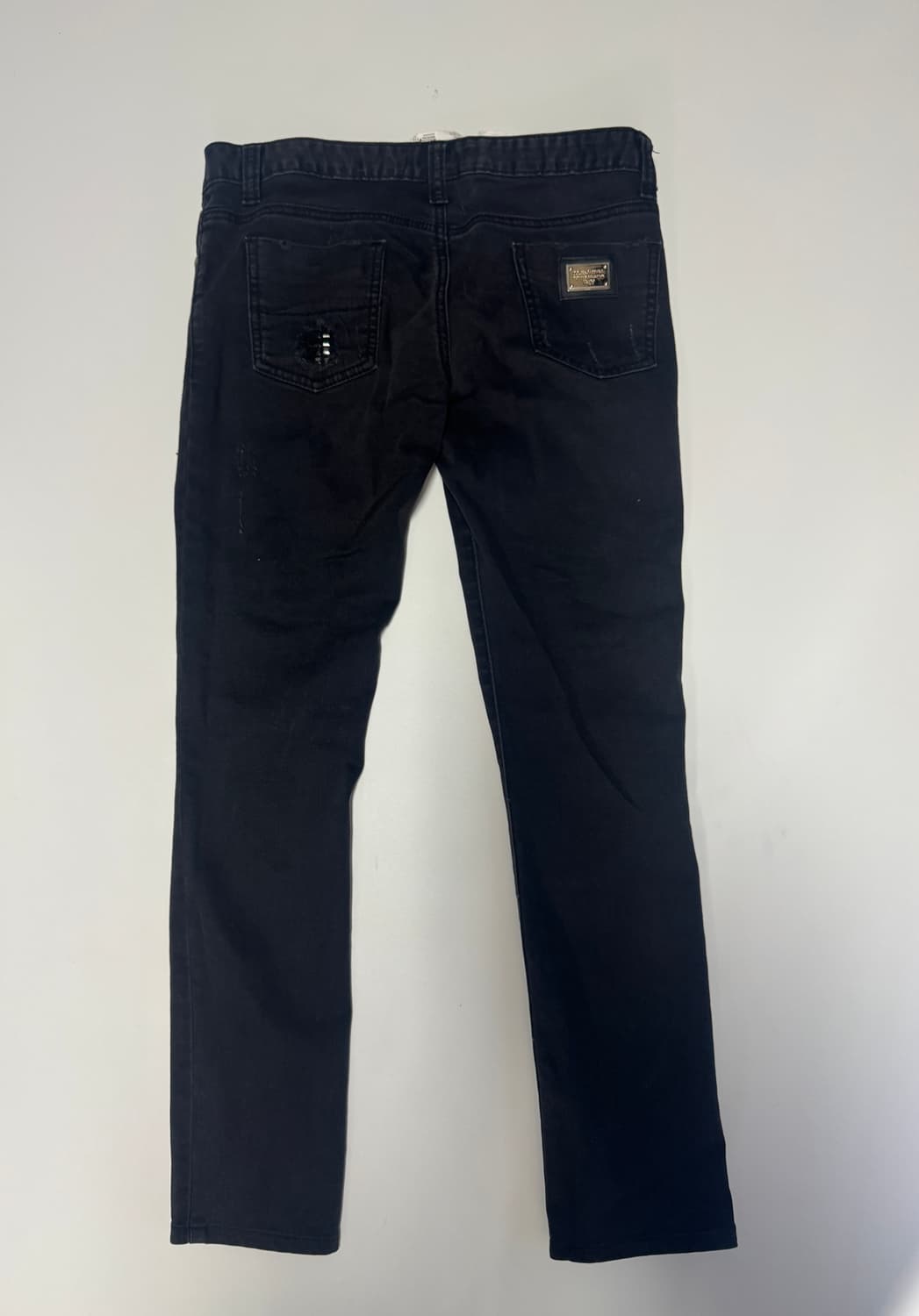 희귀!! 여성 돌체앤가바나 바이커 자물쇠 디테일 데님팬츠 상품이미지2