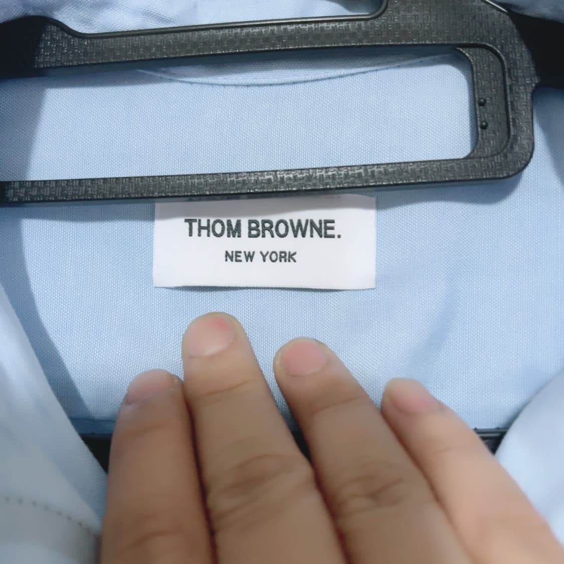 톰브라운 블루 봄 공용 셔츠 상품이미지4