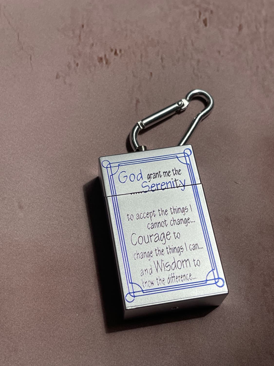 세레니티 프레이어 재떨이 메탈 키링 Retro Metal Keyring 상품이미지4