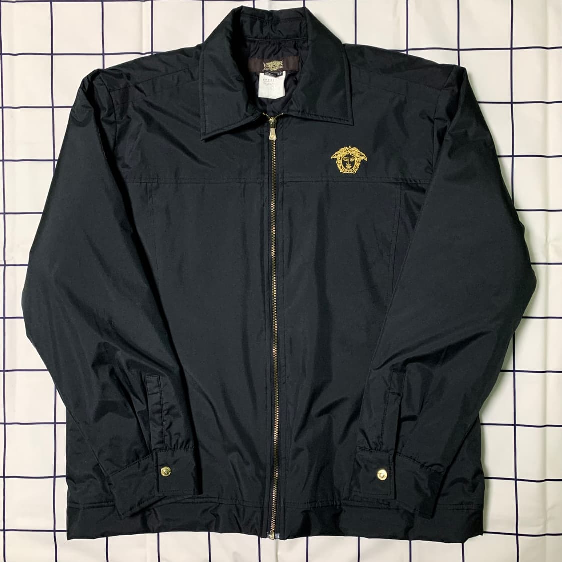 베르사체 미니로고 블루종자켓(정품) 상품이미지1