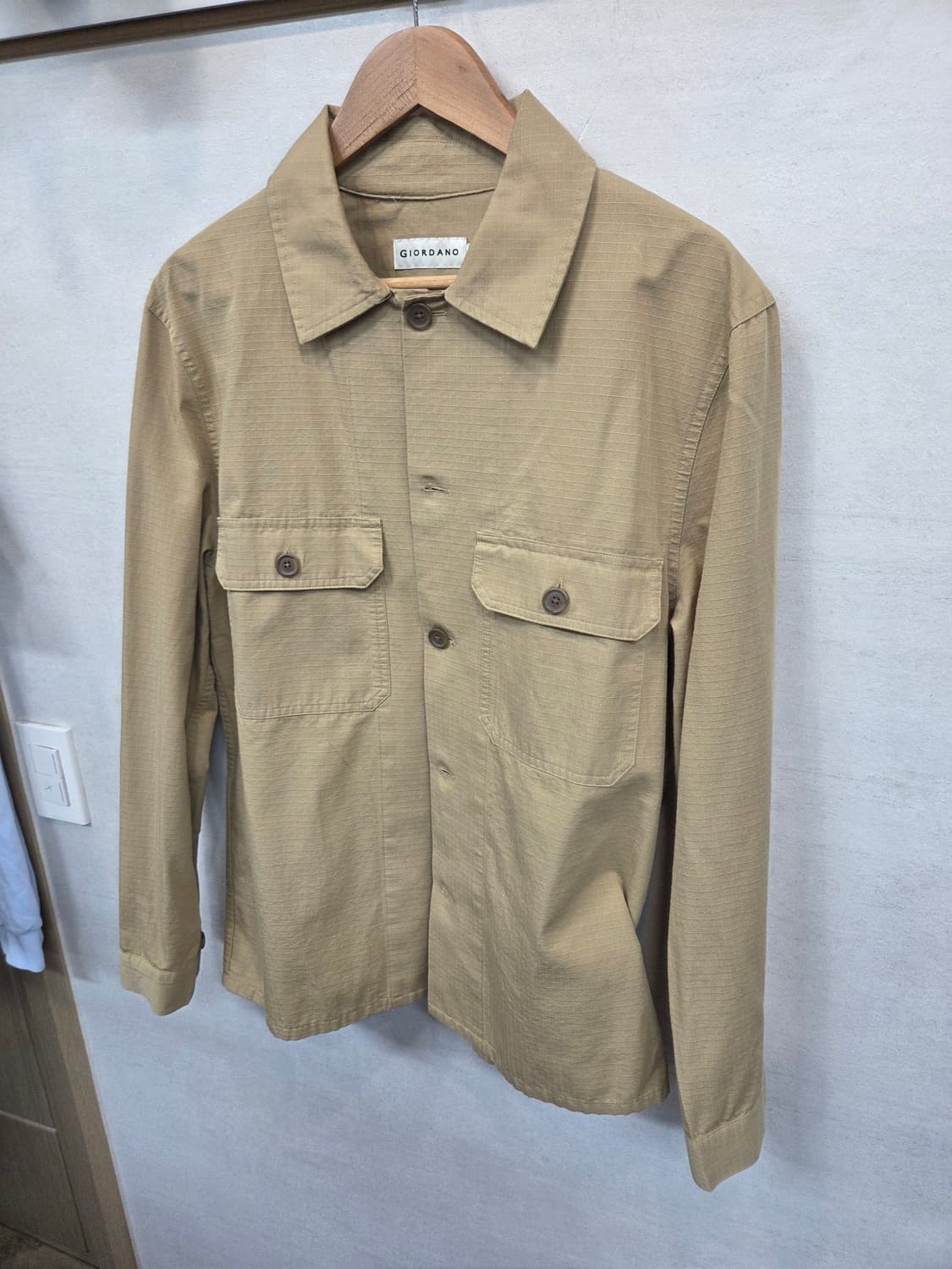 지오다노 립스타 셔츠자켓 L 상품이미지5