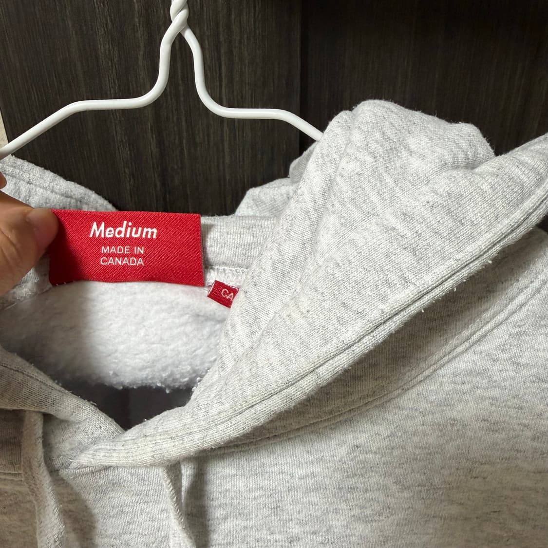 슈프림 박스 로고 후드티 그레이 M 상품이미지3