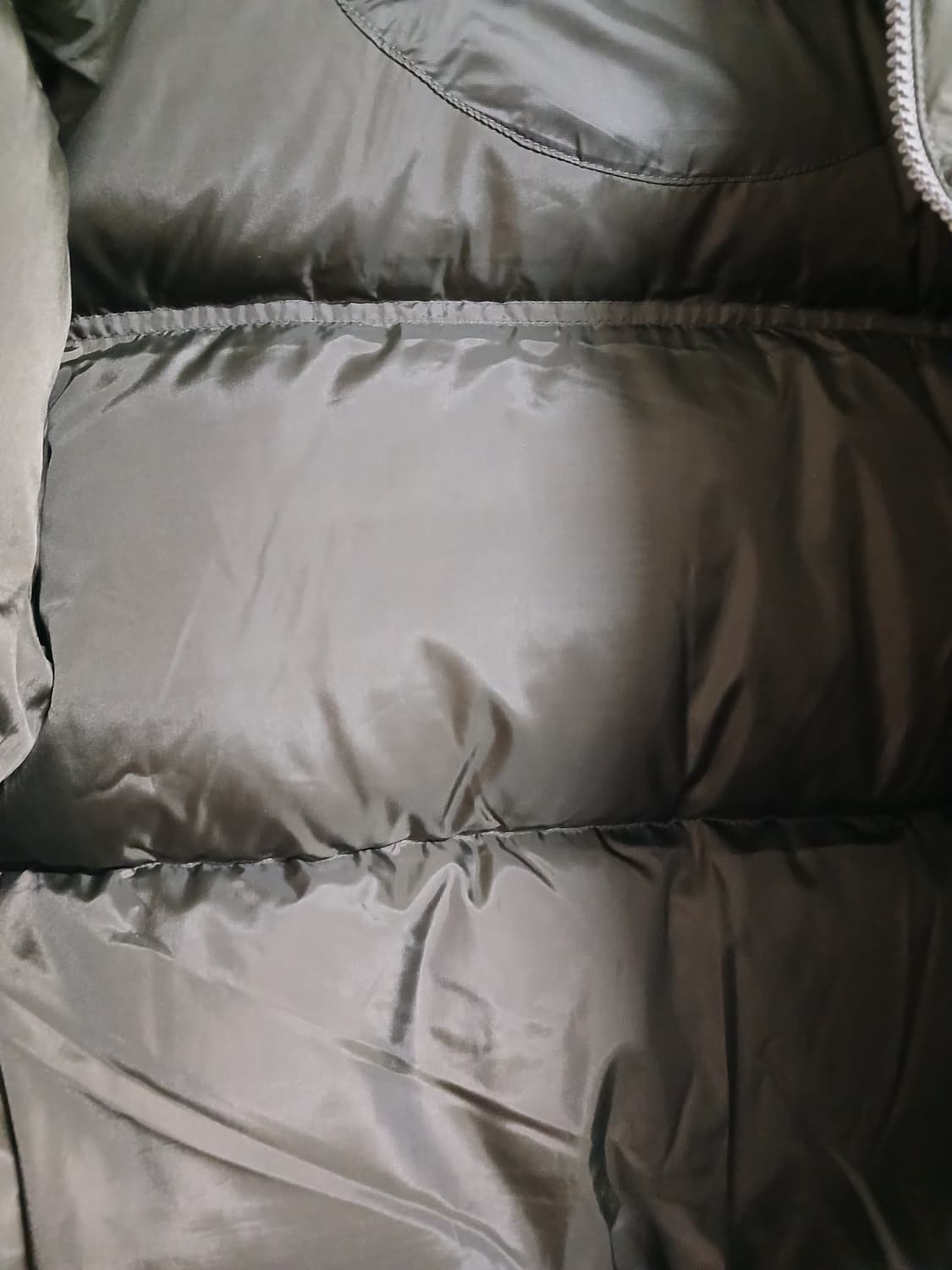 (새상품,S,90)Lee 리 우먼 크롭 숏 다운 브라운 상품이미지7