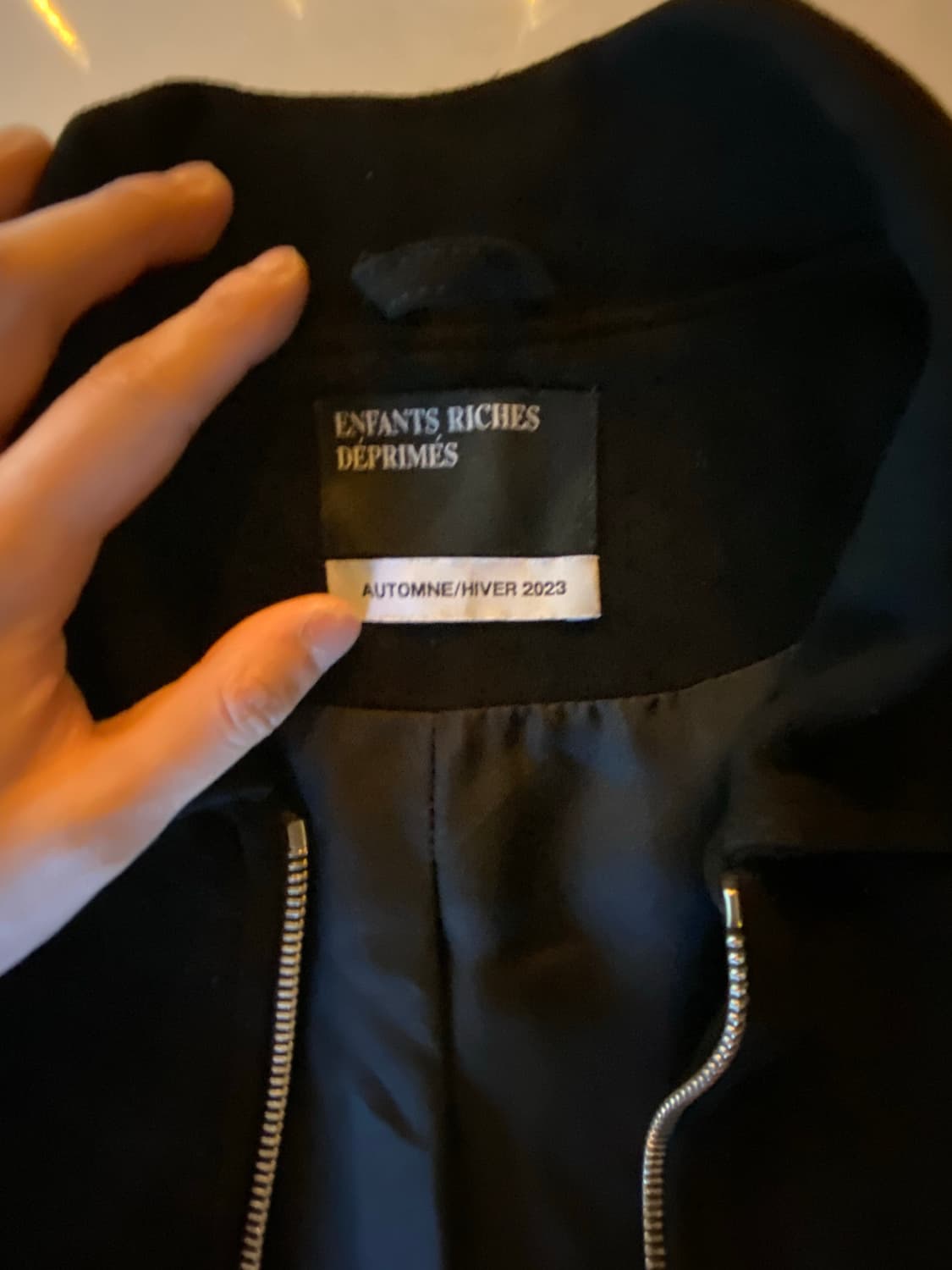 앙팡 리쉬 데프리메 램스킨 블루종 자켓 사이즈 xl 상품이미지3