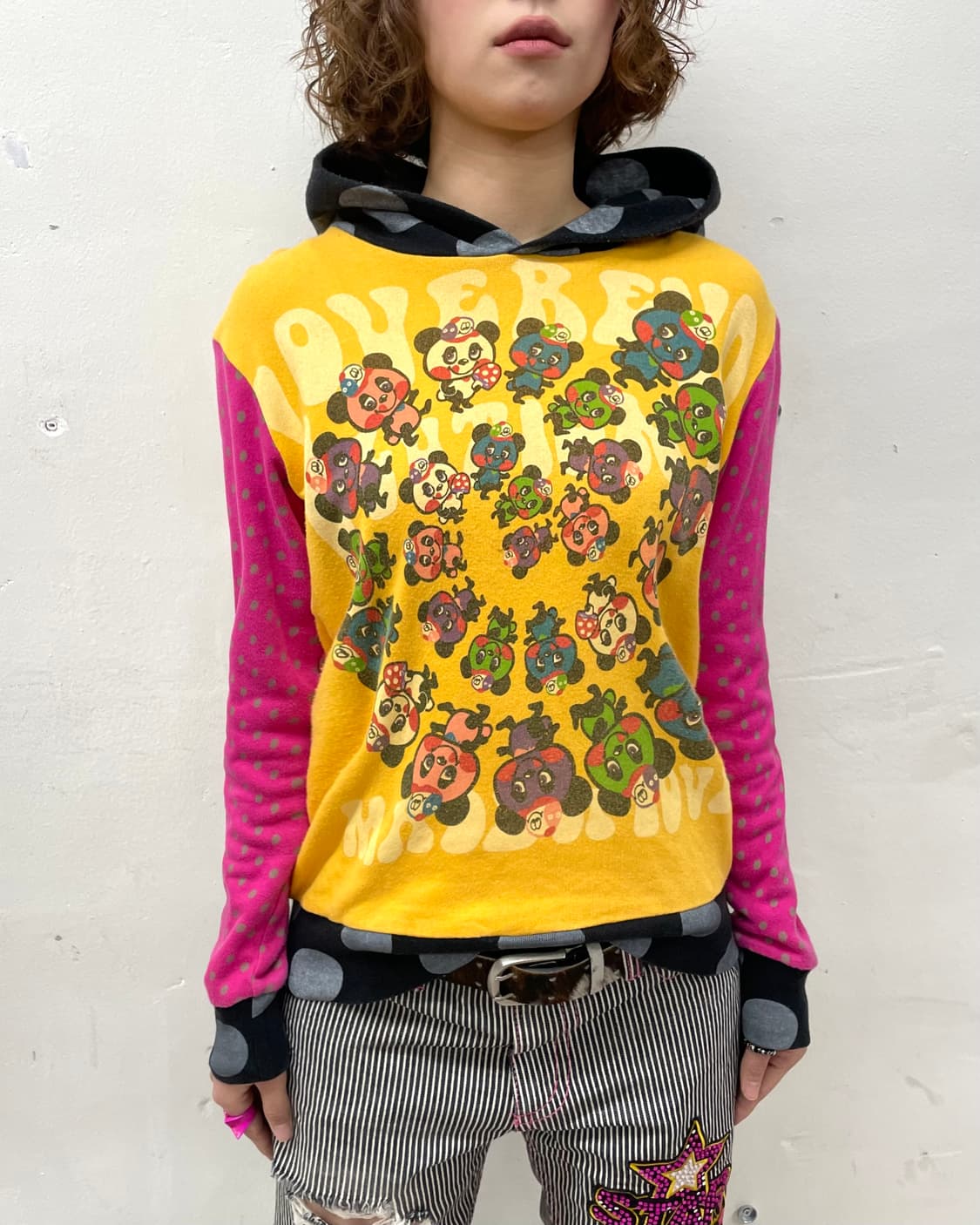 Love Revolution Panda Dot Multi Hoodie  상품이미지4