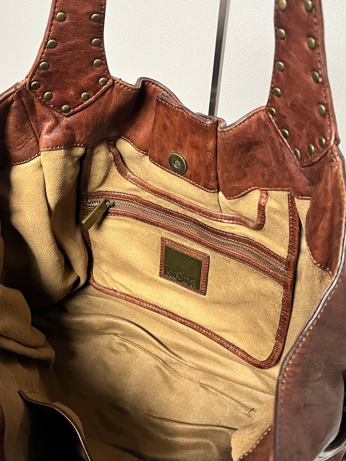 Kooba 일본 빈티지 갸루 Y2K 가죽 보헤미안 웨스턴 숄더백 상품이미지4