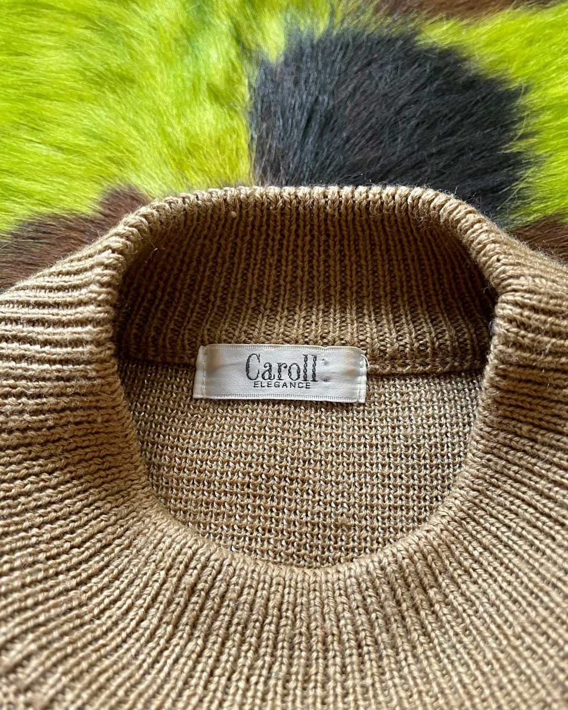 1970s Caroll Occult 3D Moon Knit Sweater 상품이미지6