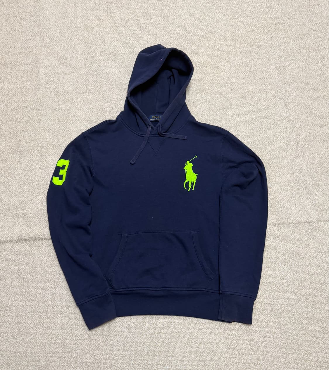 폴로 랄프로렌 네이비 빅포니 후드티 상품이미지1