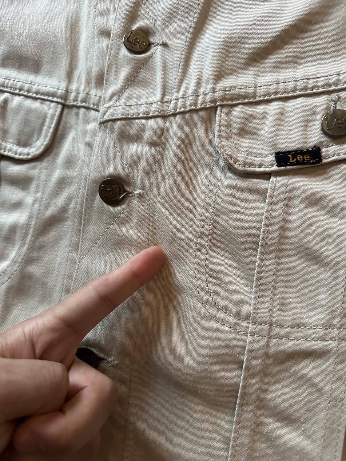 60s USA Vintage LEE 100J Wsterner Jacket 상품이미지5