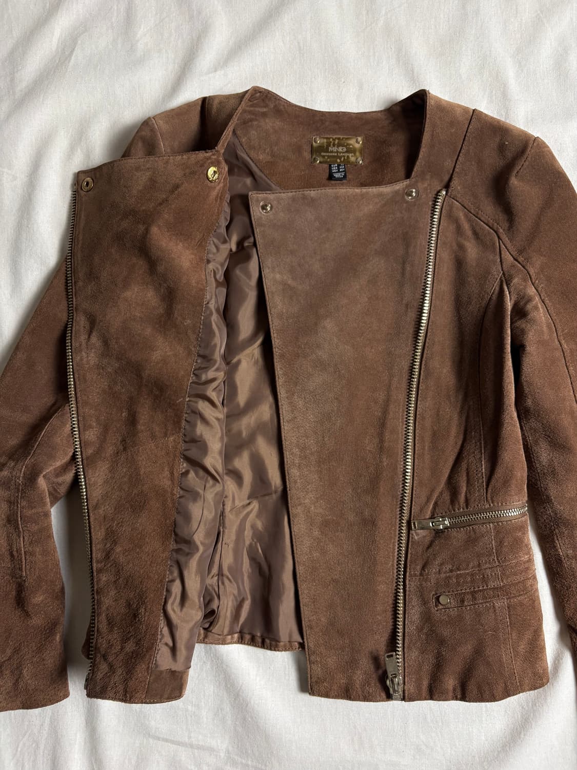 Mango 리얼레더 자켓 XS 상품이미지4