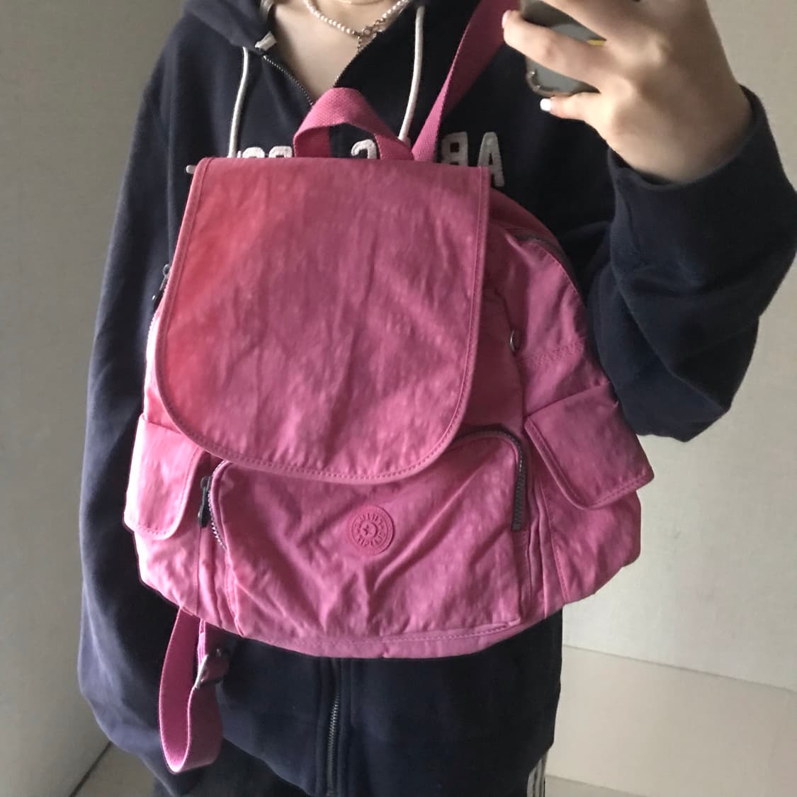 키플링 핑크 백팩 상품이미지2