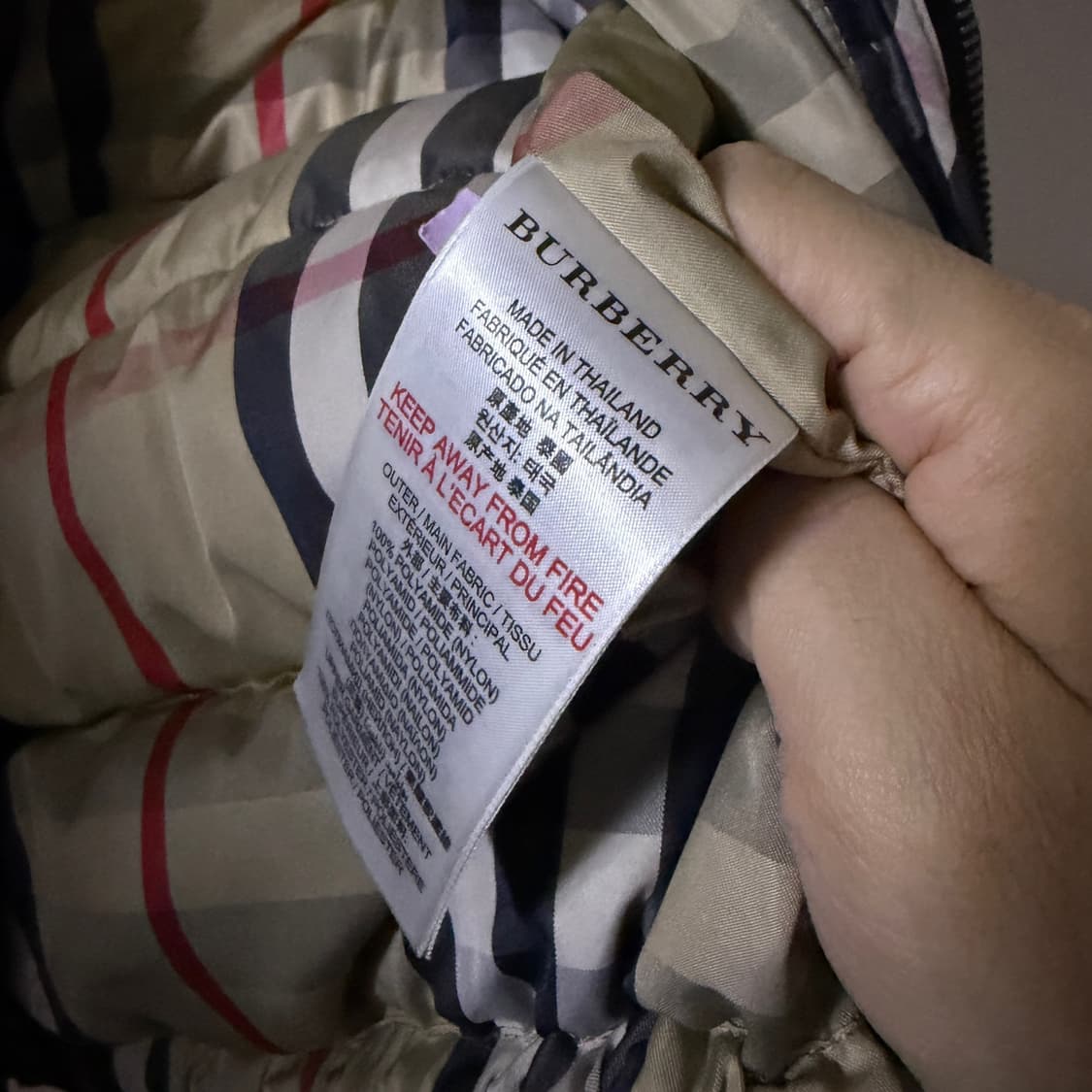 버버리 칠드런 아동 패딩점퍼 12Y(150cm) 상품이미지6