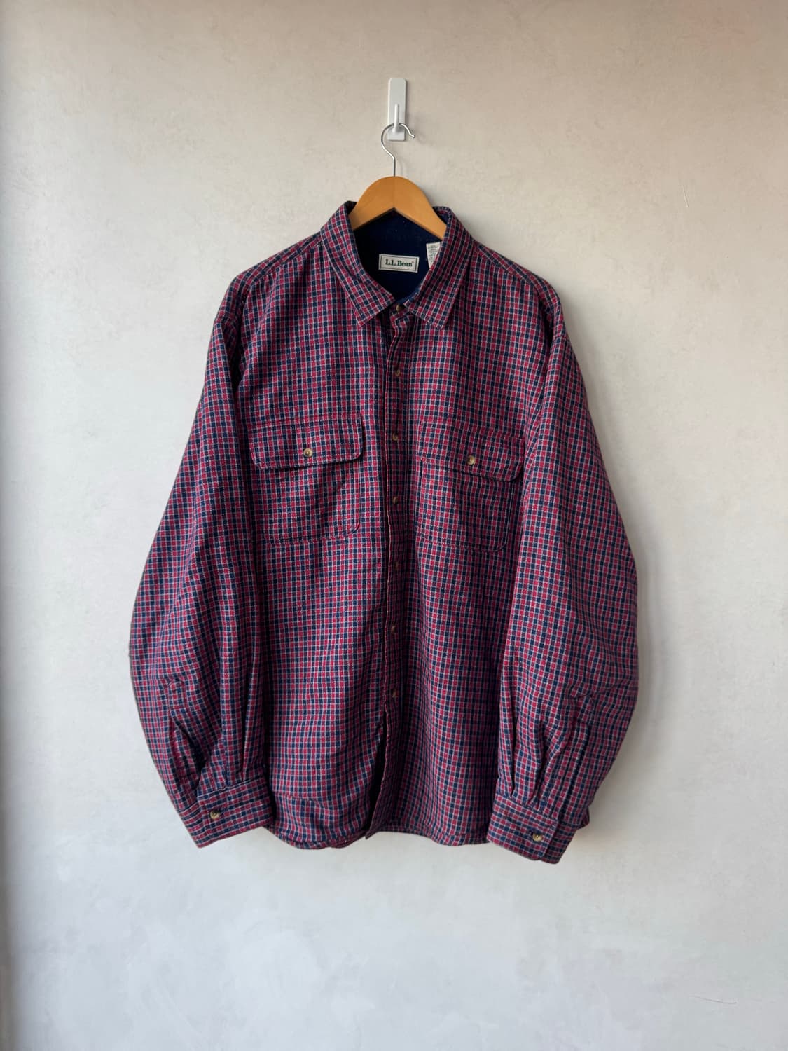 90s 엘엘빈 플리스 라인 셔츠 상품이미지1