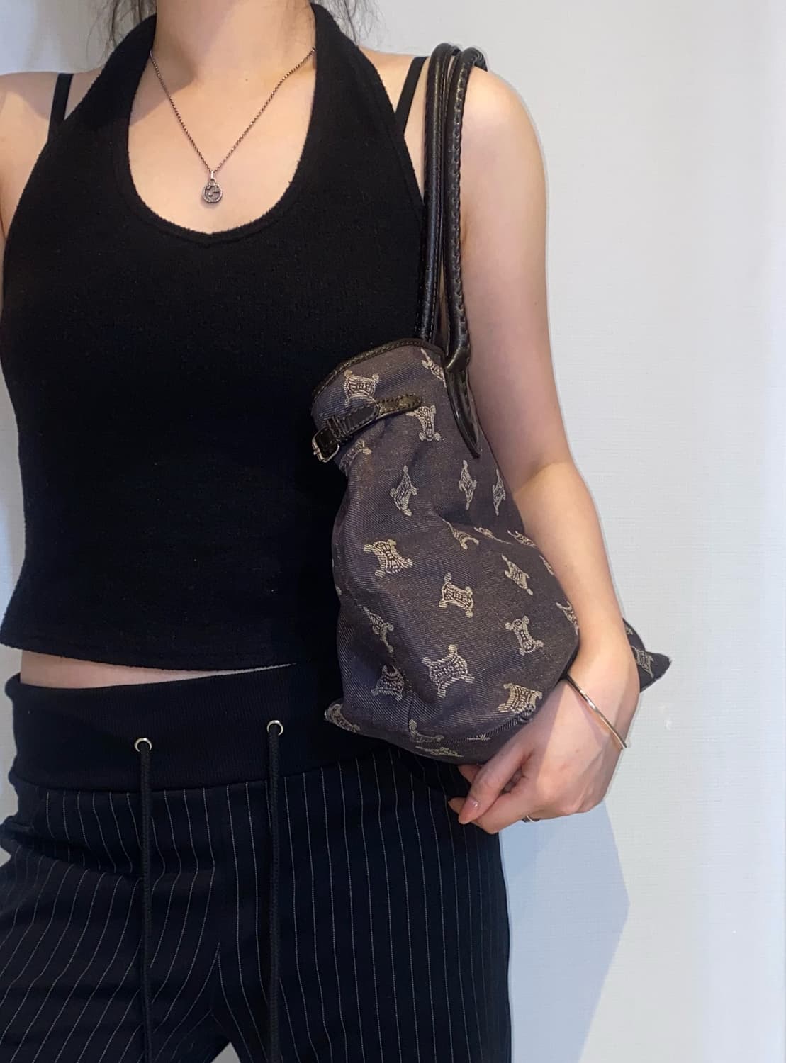 셀린느 마카담 데님 쇼퍼백 숄더백 상품이미지3