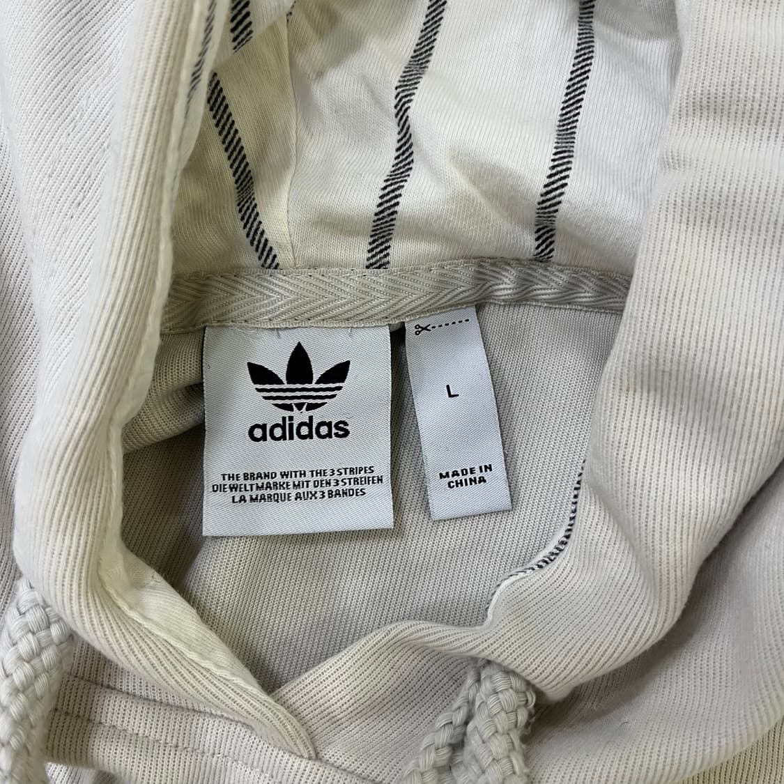 L 아디다스 여성 크롭 후드티 0331M 상품이미지2