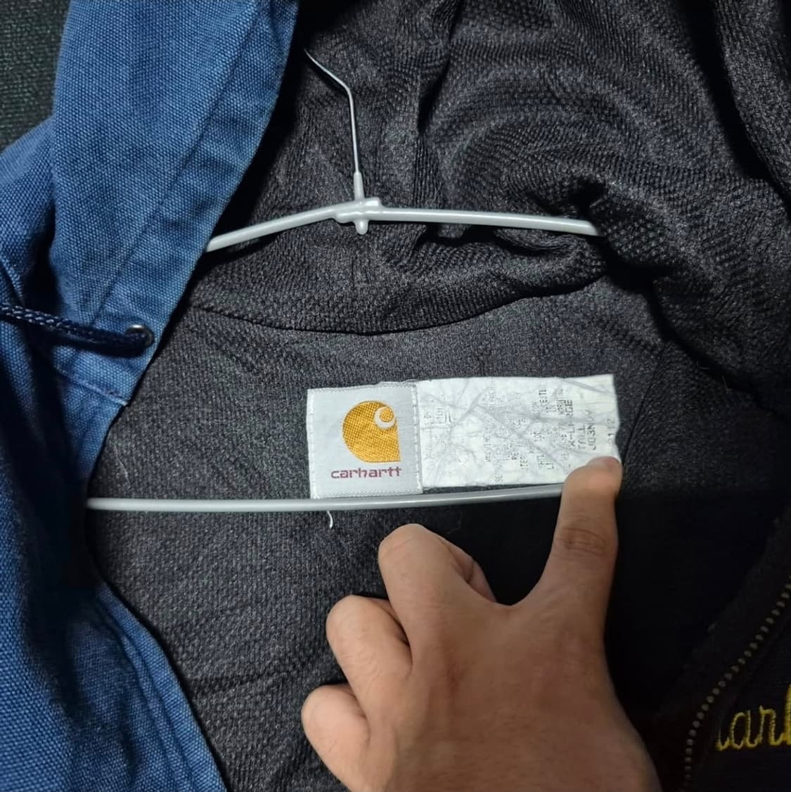 90's 칼하트 빈티지 덕 액티브 자켓 J03 네이비 XL 상품이미지5