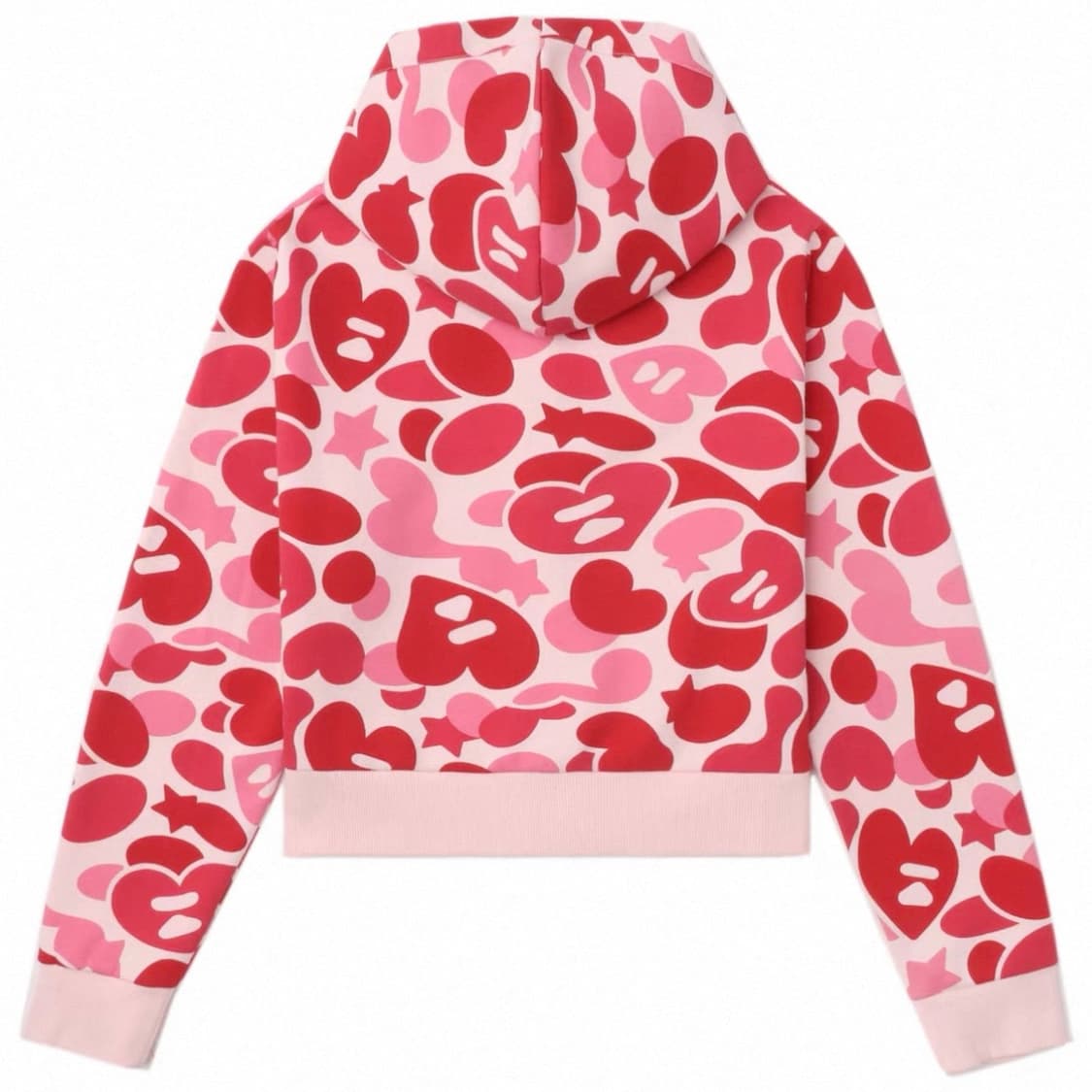 (오더) 베이프 APEE 여성 카모 크롭 후드집업 상품이미지2