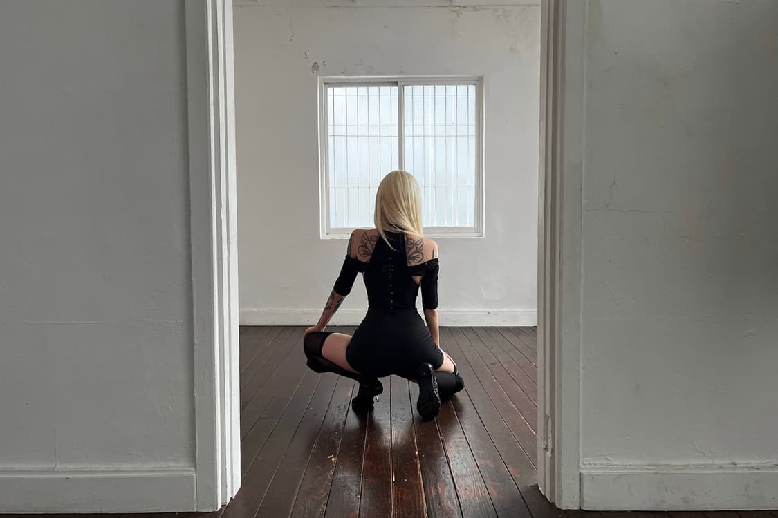 fengsystem CAT TATTOO BLACK PLAYSUIT 상품이미지9