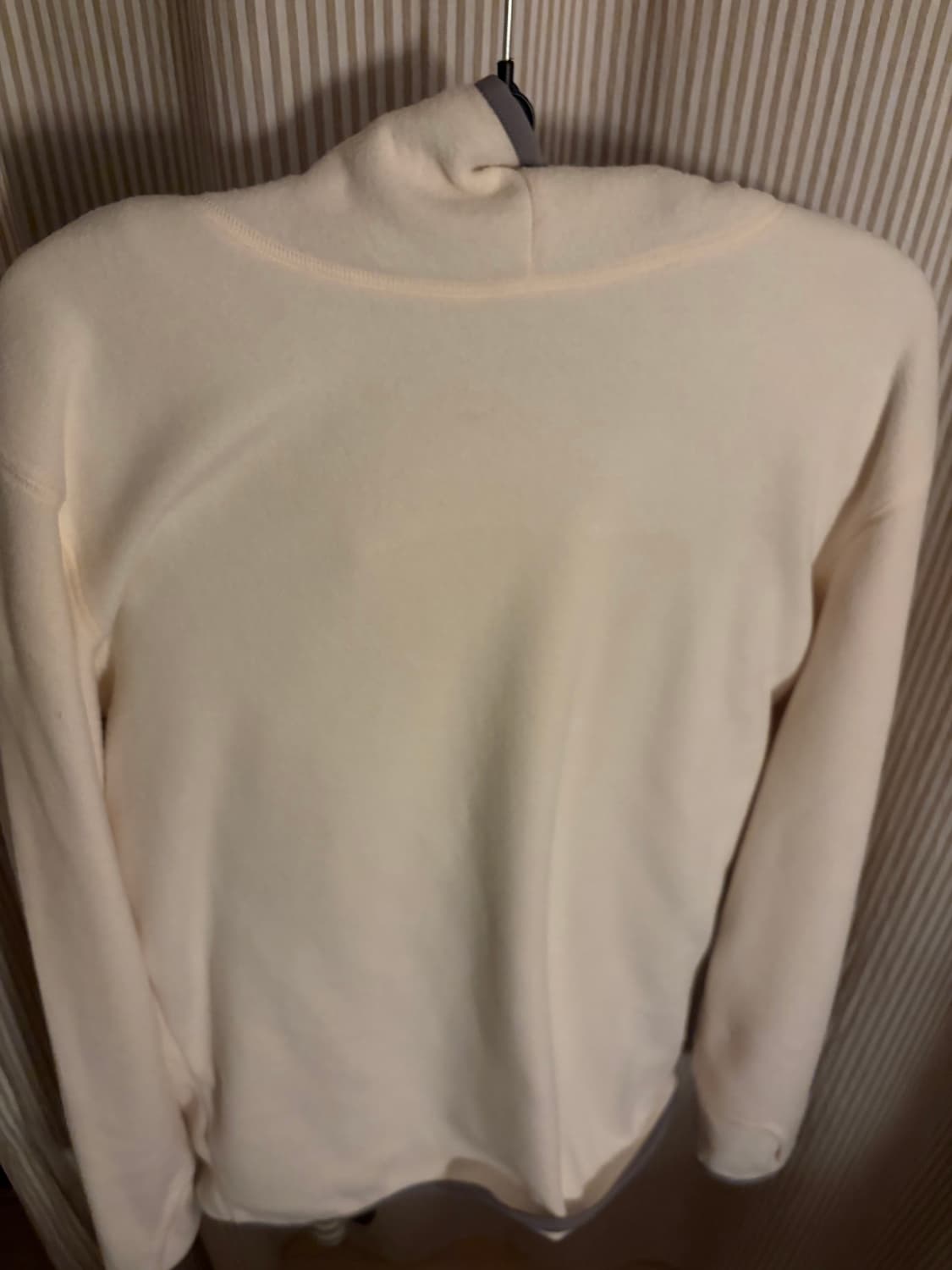 25-004 Micro Polar Fleece Hoodie - Ivory 상품이미지2