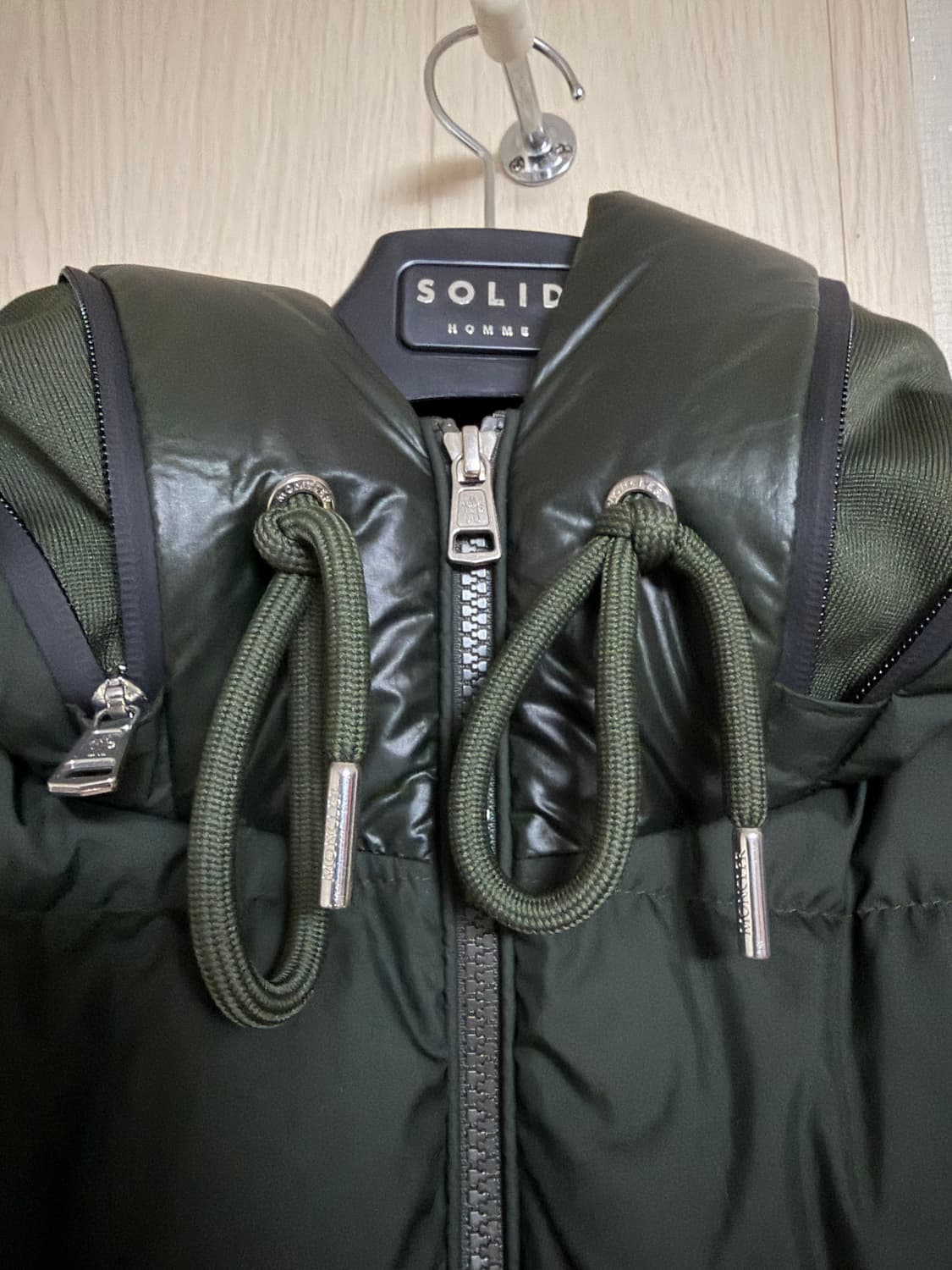 몽클레어 카데레 패딩 Cardere 올리브 카키 다운 6 상품이미지4