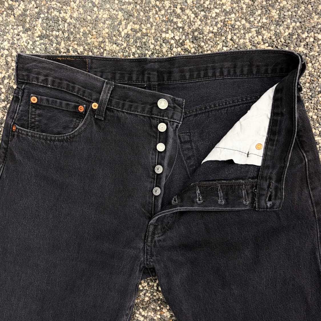 리바이스 501 스트레이트 블랙진 (36) 상품이미지3