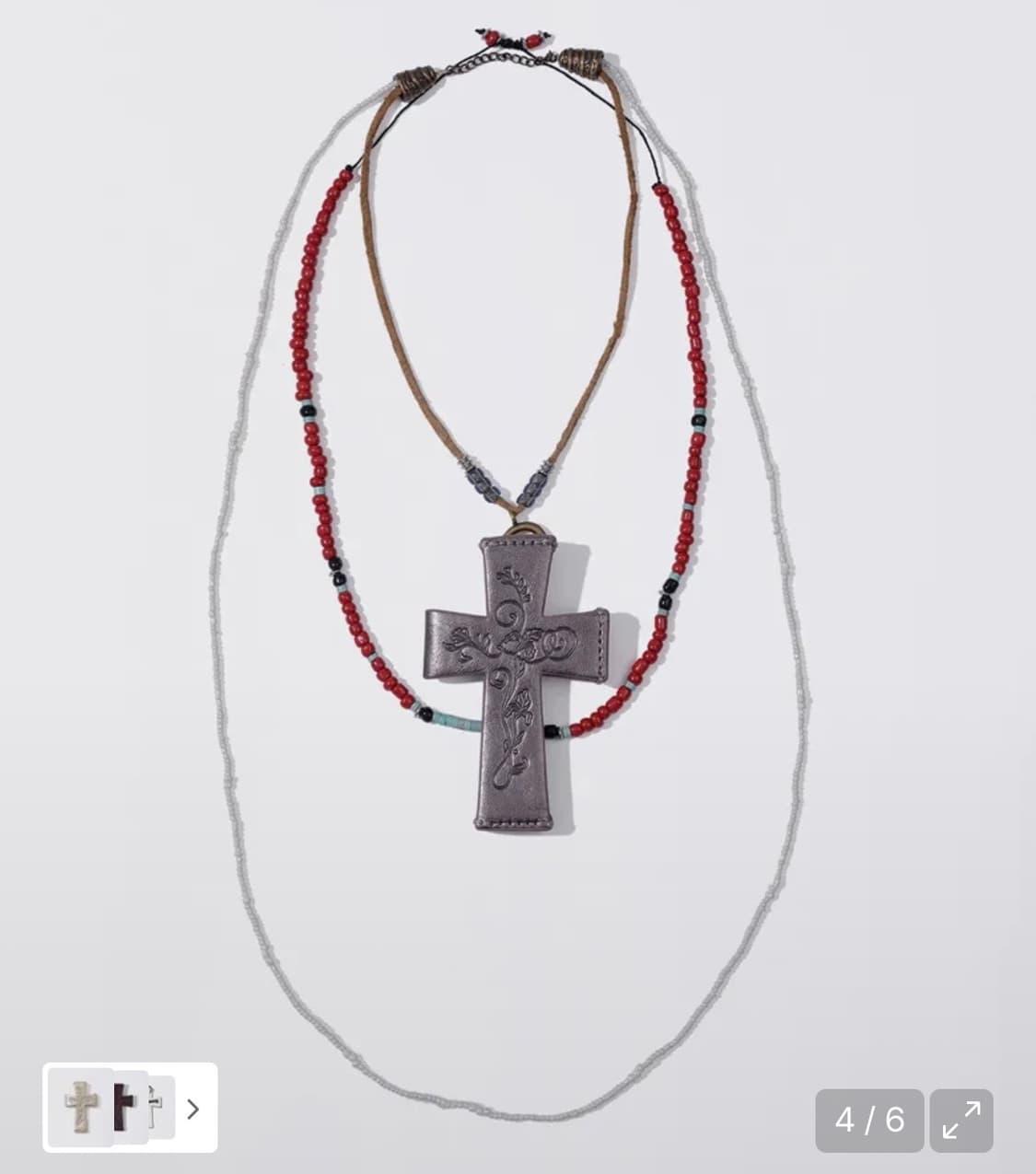 스컬프터 십자가 카드지갑 상품이미지2