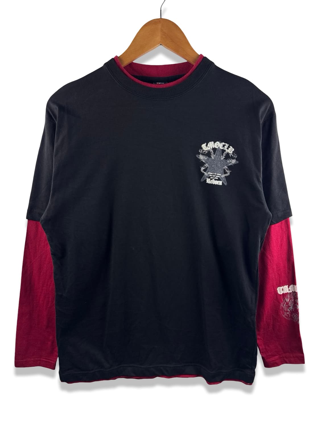 JPN Y2K 레터링 긴팔 레이어드 롱슬리브3046 상품이미지2