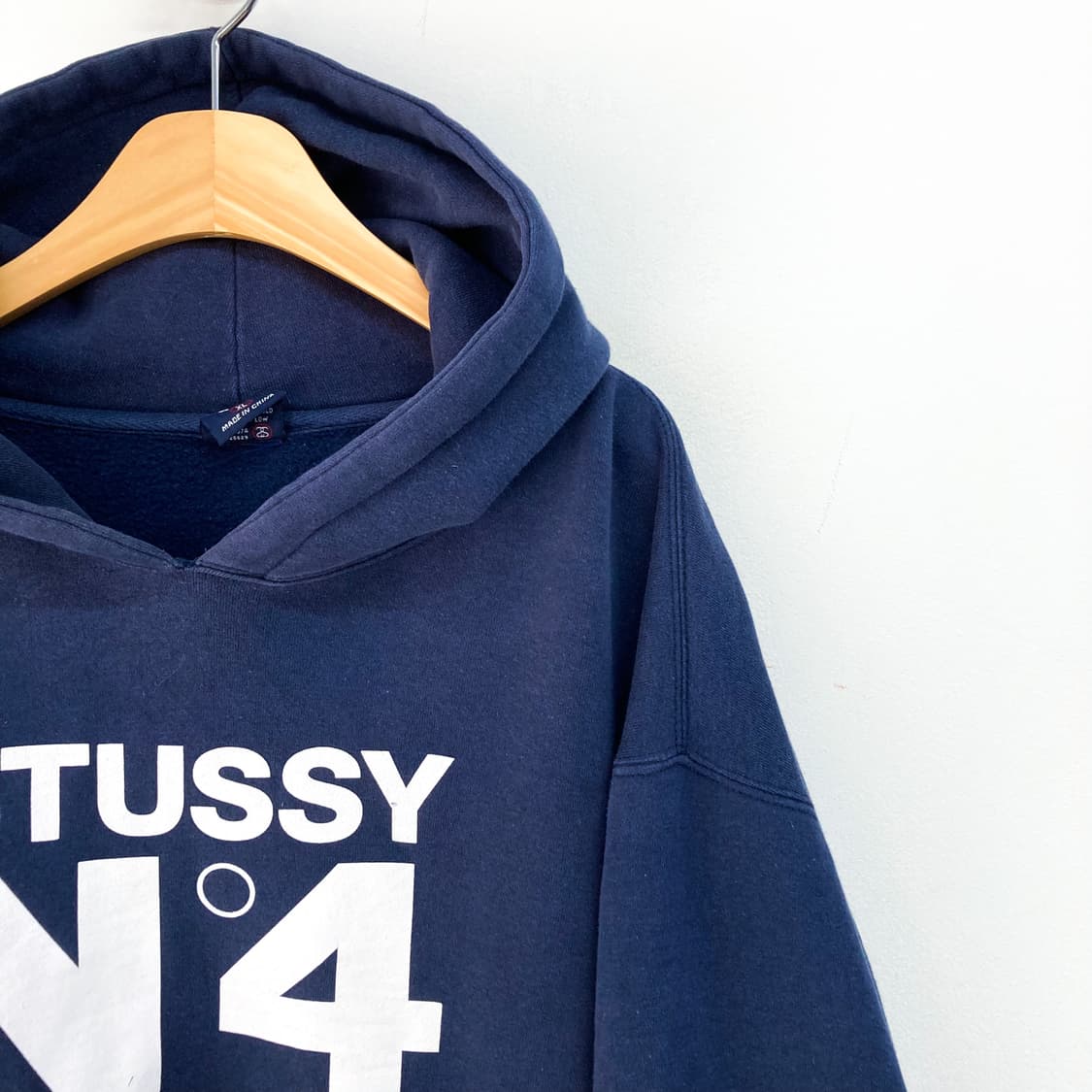 스투시 90s No.4 오버사이즈 네이비 스웻 후드티 상품이미지4