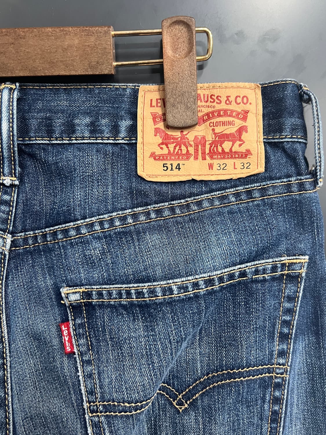 Levis 리바이스 514 스트레이트 데님 팬츠 상품이미지3