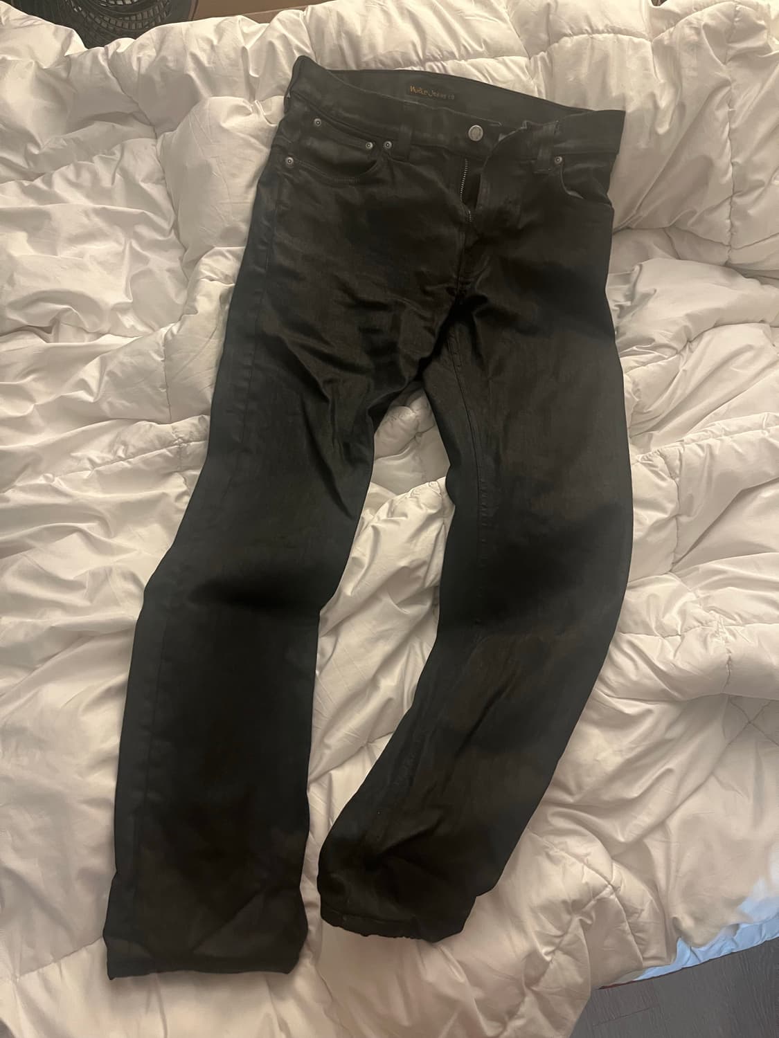누디진 블랙 데님 W30 L32 상품이미지1