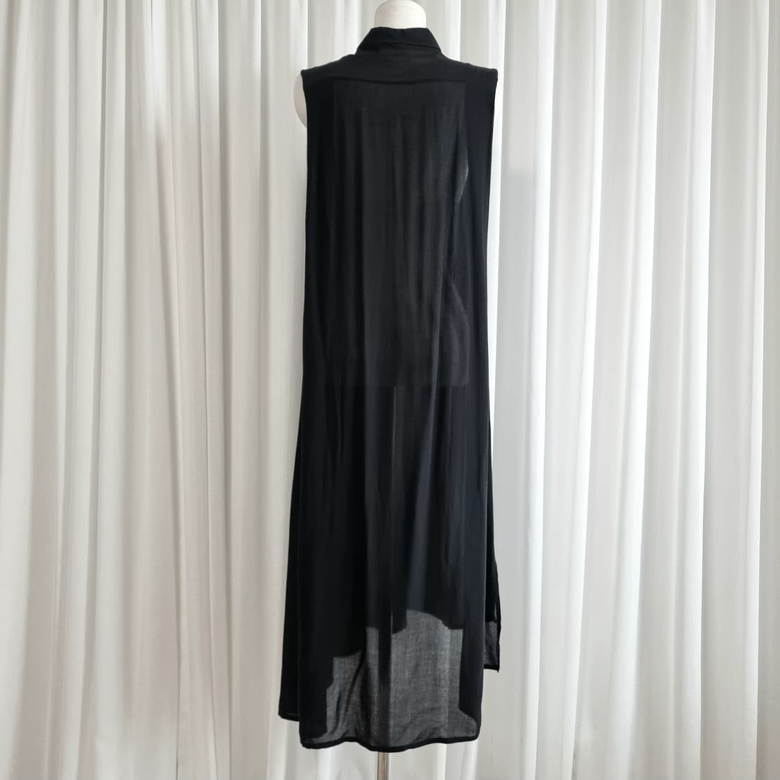 PURE DKNY 도나카란 셔츠원피스 슬리브리스 (44-55추천) 상태굿 상품이미지3