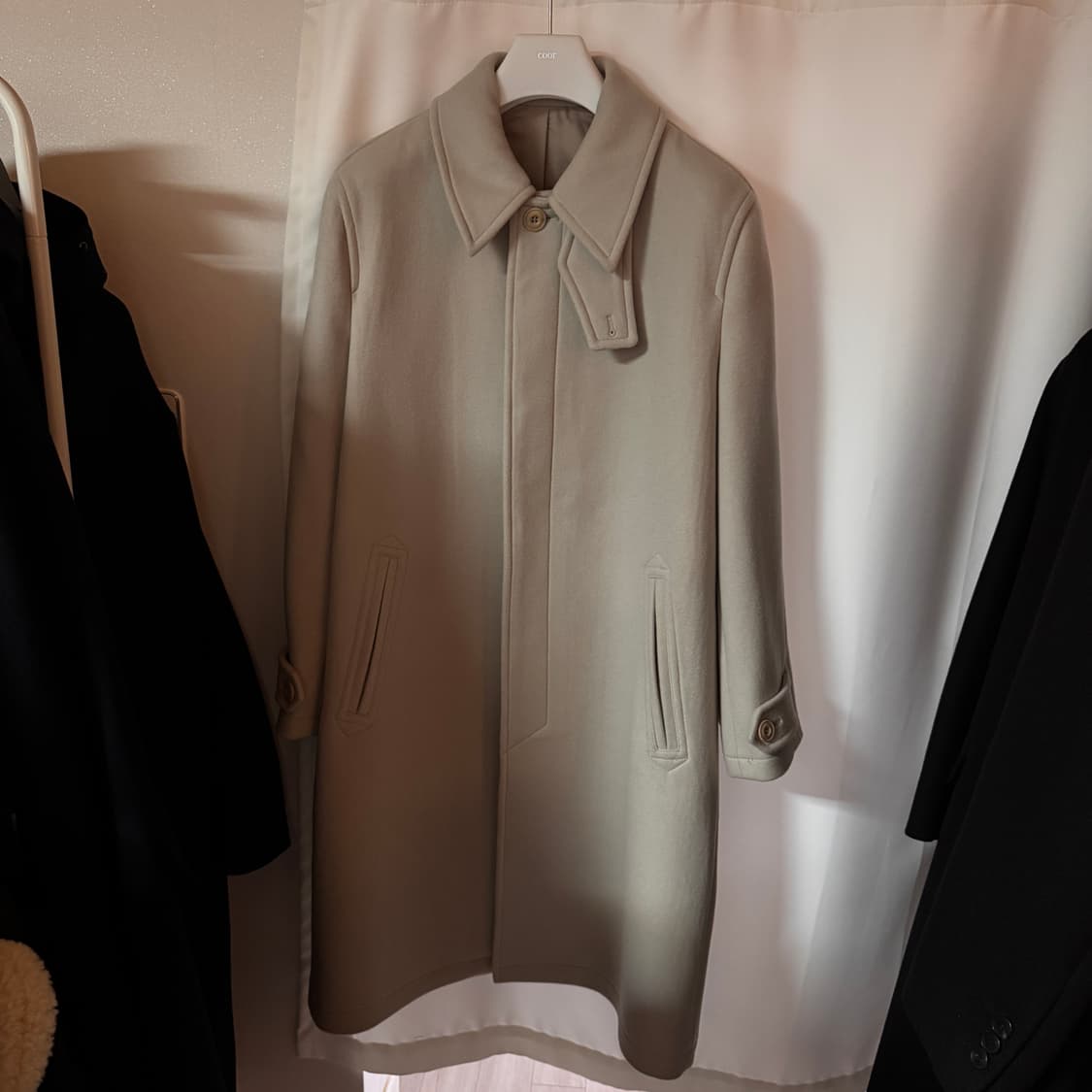 쿠어 MTR 발마칸 코트 크림 L사이즈 상품이미지2