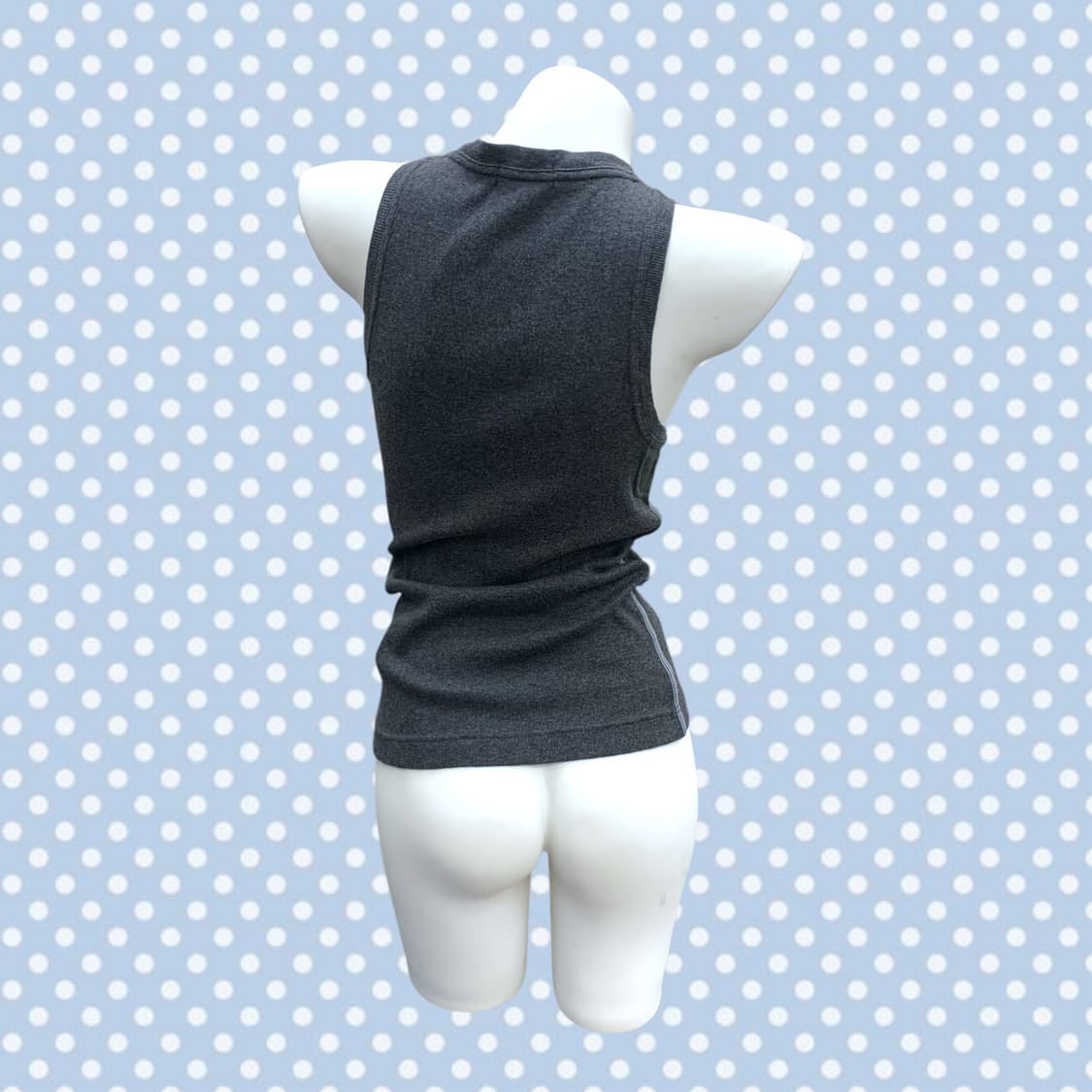 Burberry blue gray slip top 상품이미지3