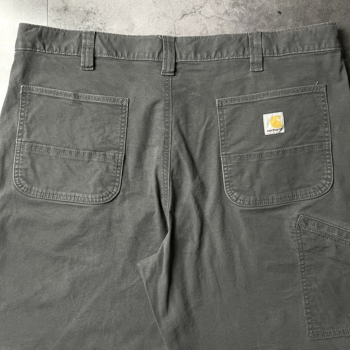 CARHARTT 칼하트 그레이 유틸리티 워크 하프팬츠 A01053 상품이미지6