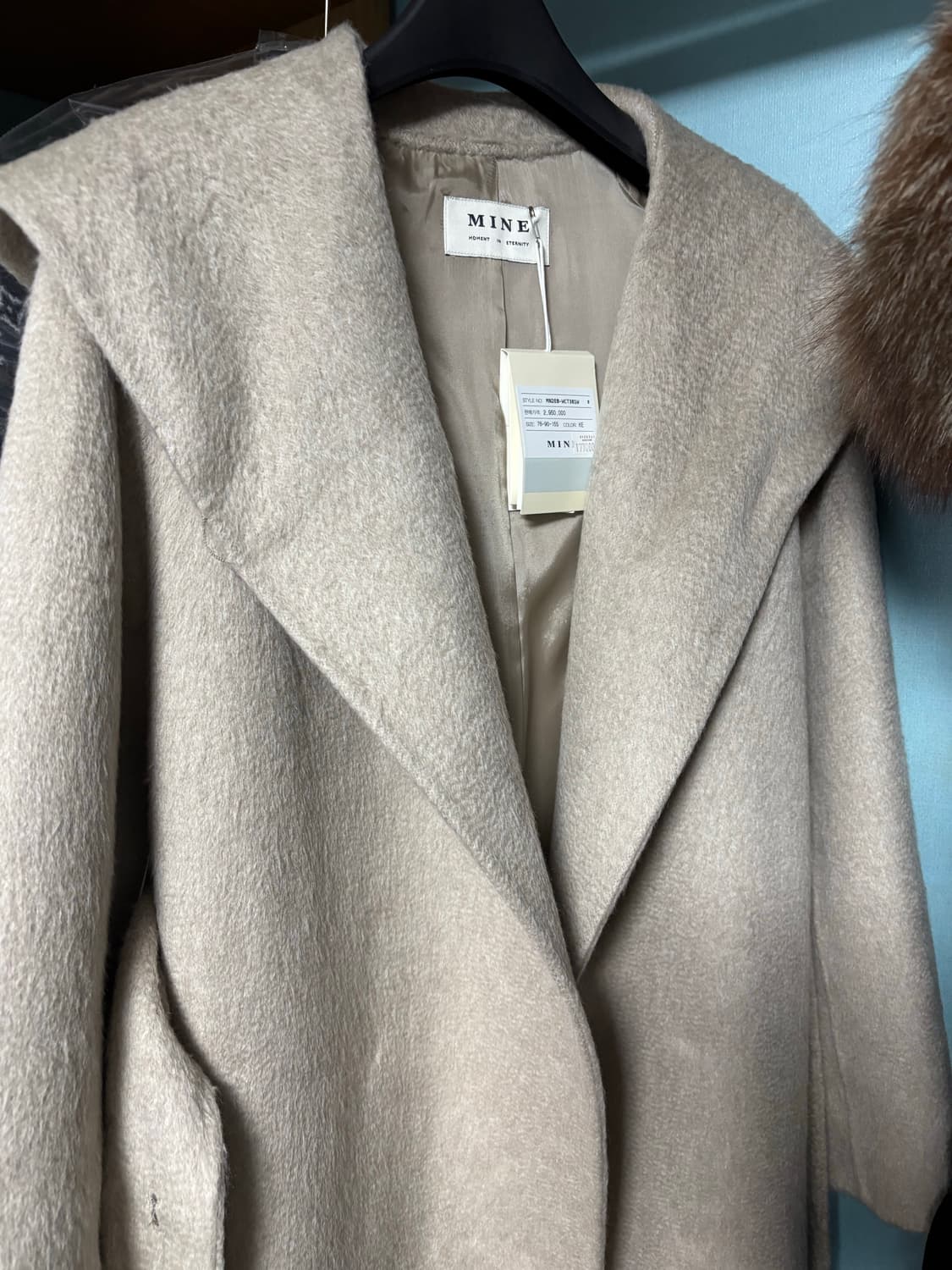 마인 캐시미어100 코트 상품이미지5