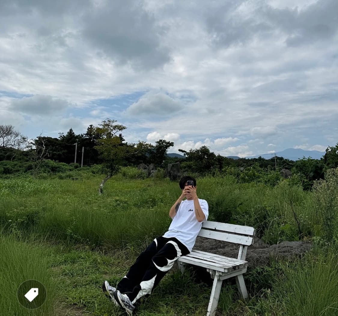 떠그 클럽 TC 레더 워싱 데님 팬츠 블랙 화이트 - 24FW 상품이미지3