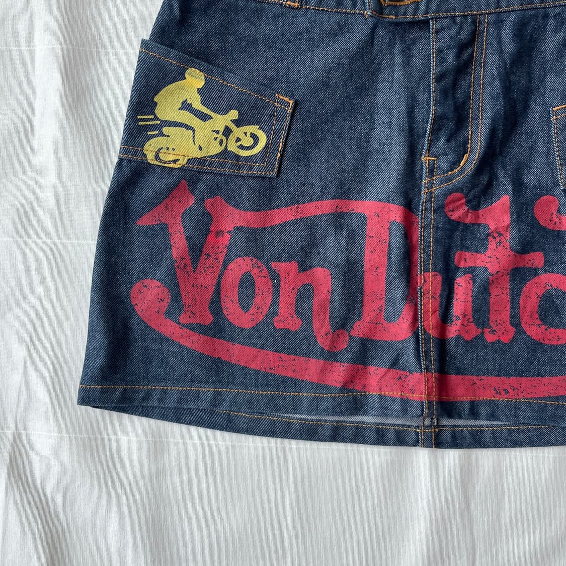 Von Dutch denim cotton 100% skirt 상품이미지5