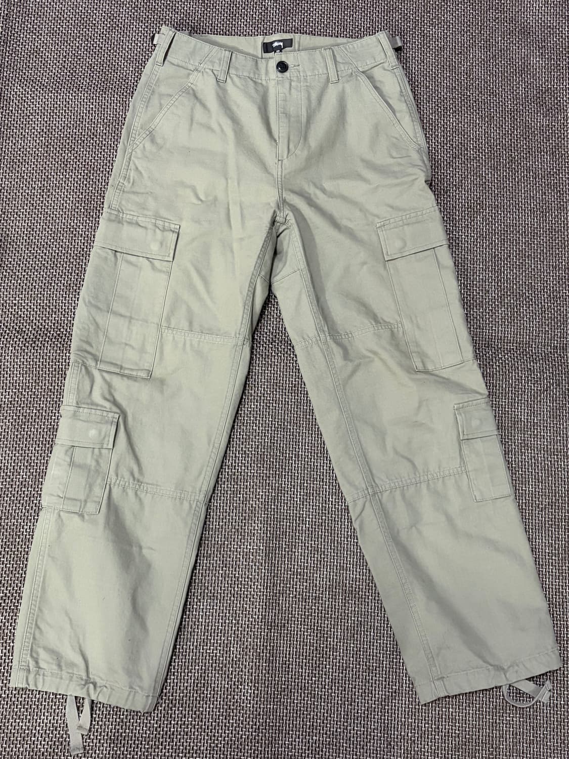 스투시 립스탑 카고 팬츠 올리브 그린 상품이미지2