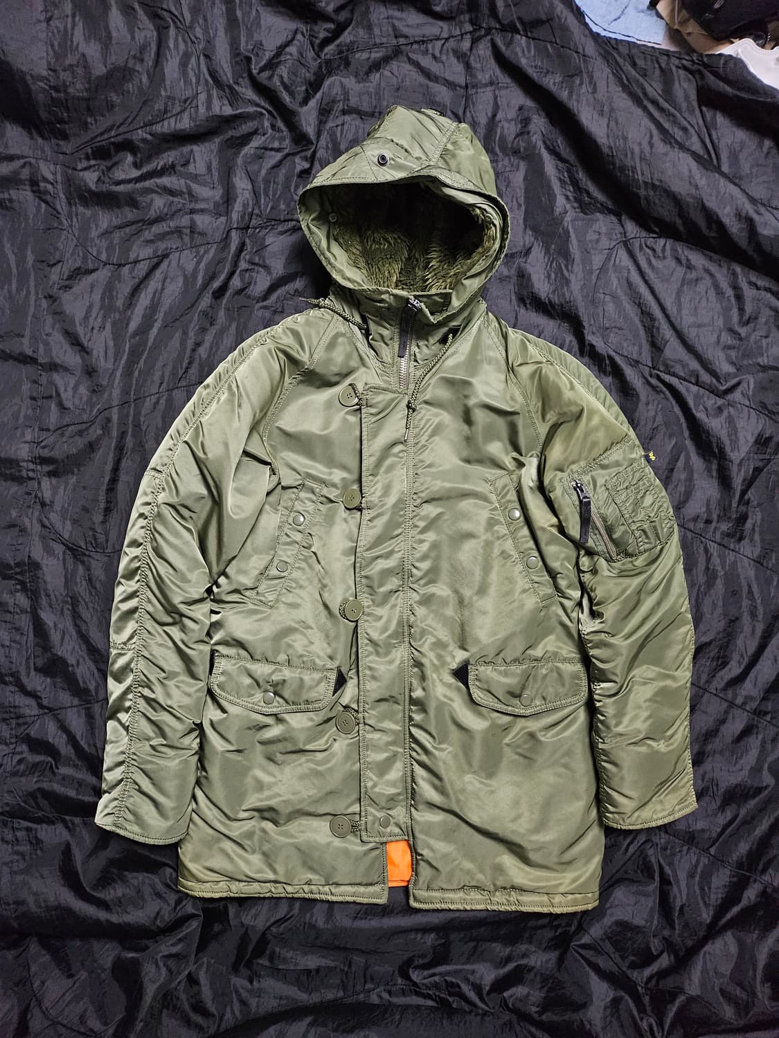 알파인더스트리 N3B 카키 항공 패딩  상품이미지1