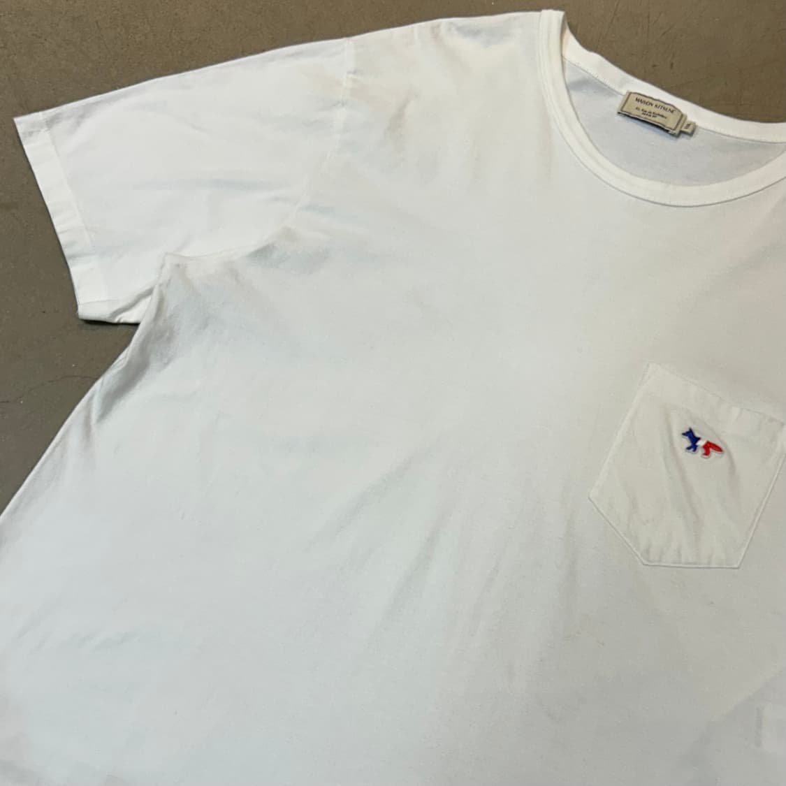 🫶🏻 메종키츠네 프랑스 여우 자수 White 반팔티 🫶🏻 상품이미지2