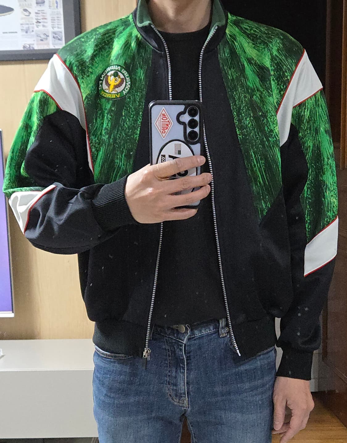 (착샷) 요미우리 닛폰 fc (현 도쿄 베르디) 빈티지 트랙탑 져지 상품이미지9