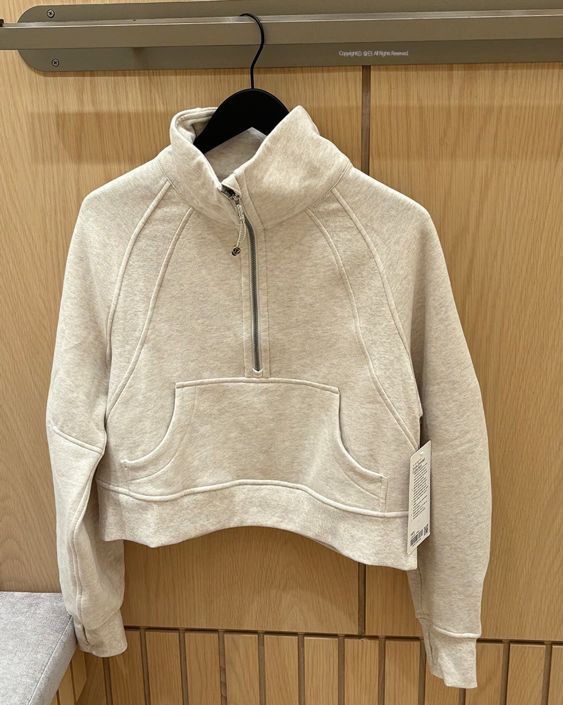 룰루레몬 스쿠바 오버사이즈드 퍼넬넥 하프집 상품이미지3