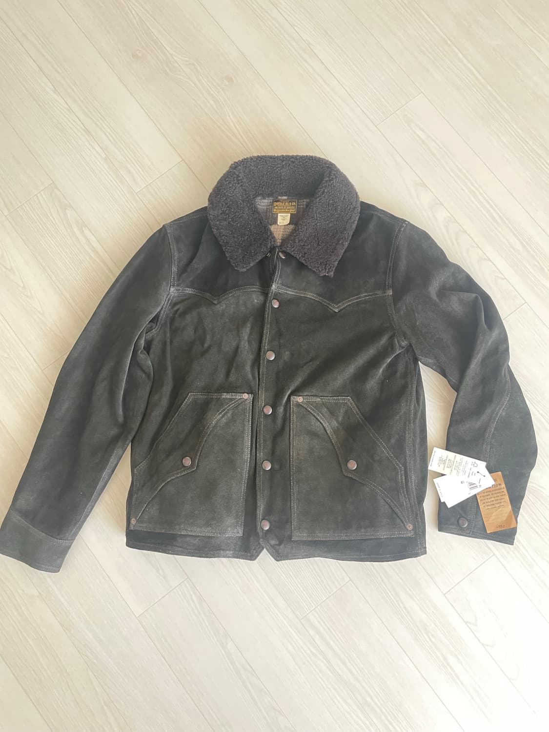 RRL Double RL 더블알엘 시얼링 칼라 스웨이드 웨스턴 재킷 상품이미지2