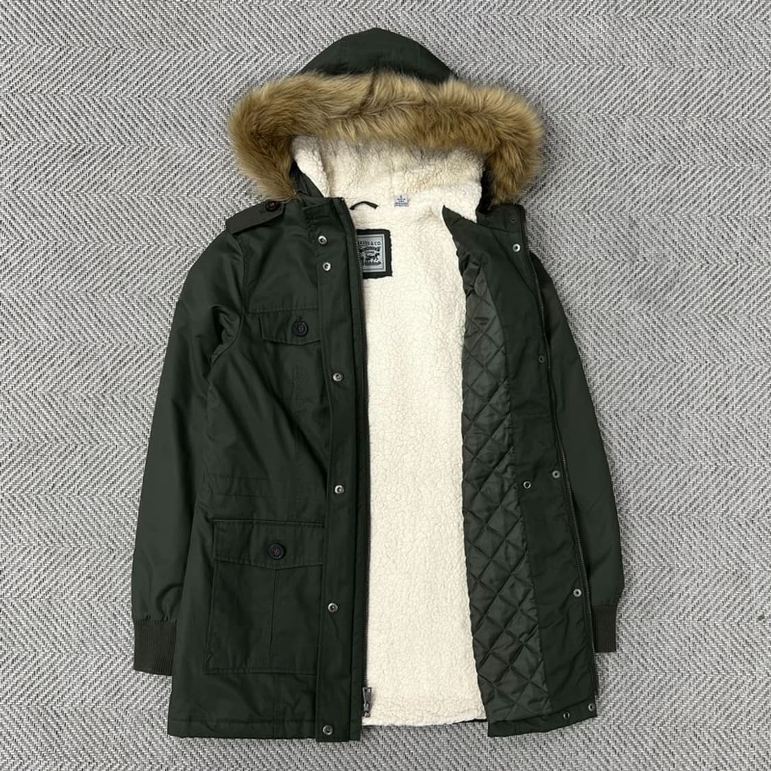 리바이스 나일론 양털 야상 v0698 상품이미지5