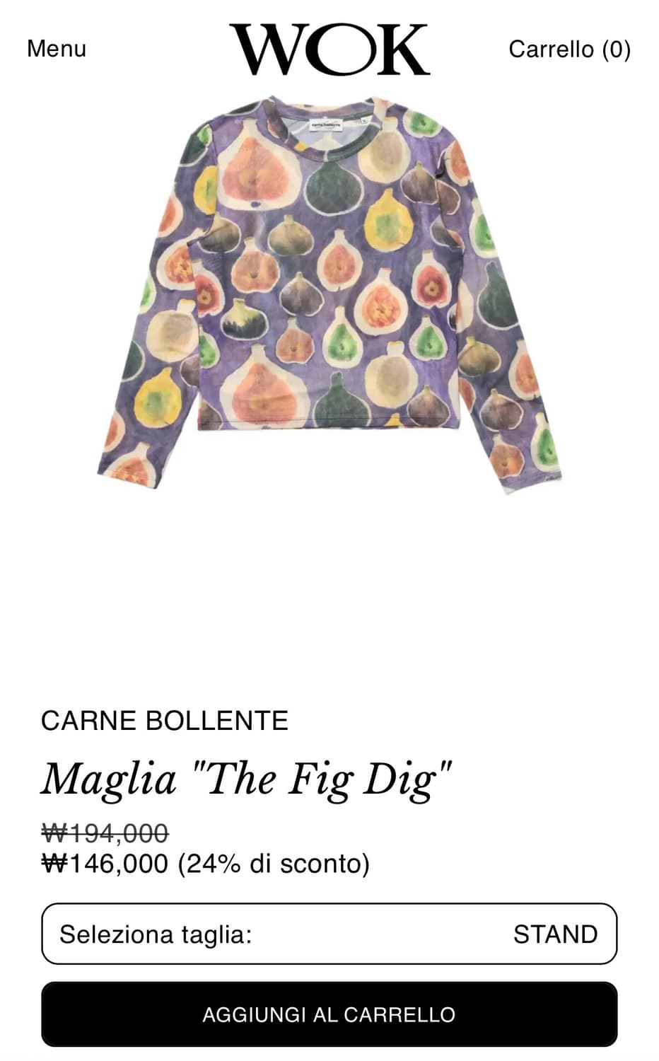 Carne Bollente THE FIG DIG / Allover 상품이미지3